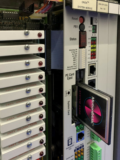 Controlador de movimiento Ormec ORN-30/CFES v1.3c (módulo del sistema Orion y ORN-DSP-A2/2A)