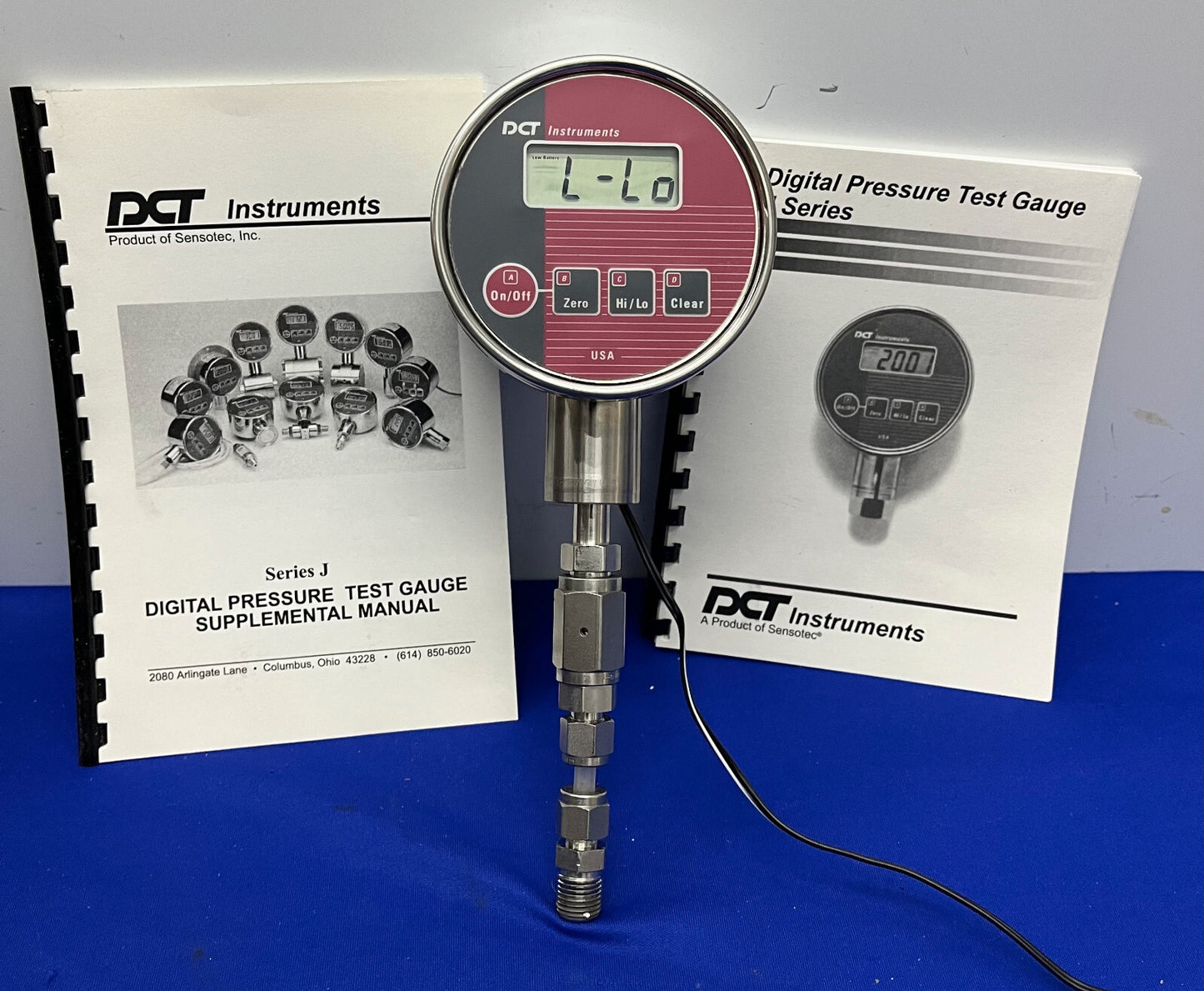 DCT INSTRUMENTS DIGITALES DRUCKMESSGERÄT PSIG 0-1000 JVT1KGT-V JV-SERIE