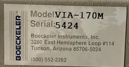 SISTEMA DE MEDICIÓN DE IMÁGENES DE VÍDEO CONTROLADOR DE JOYSTICK BOECKELER™ VIA-170M