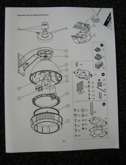 VIDEOLARM IP READY SERIES BELIEVED TO BE MODEL IFDP75CN ITEM IS UNUSED FOR PARTS