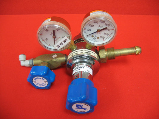 ADVANCED SPECIALTY GAS UPE3300580,GAS REGULATOR,INLET MAX 3000 PSI,REGULATED TO