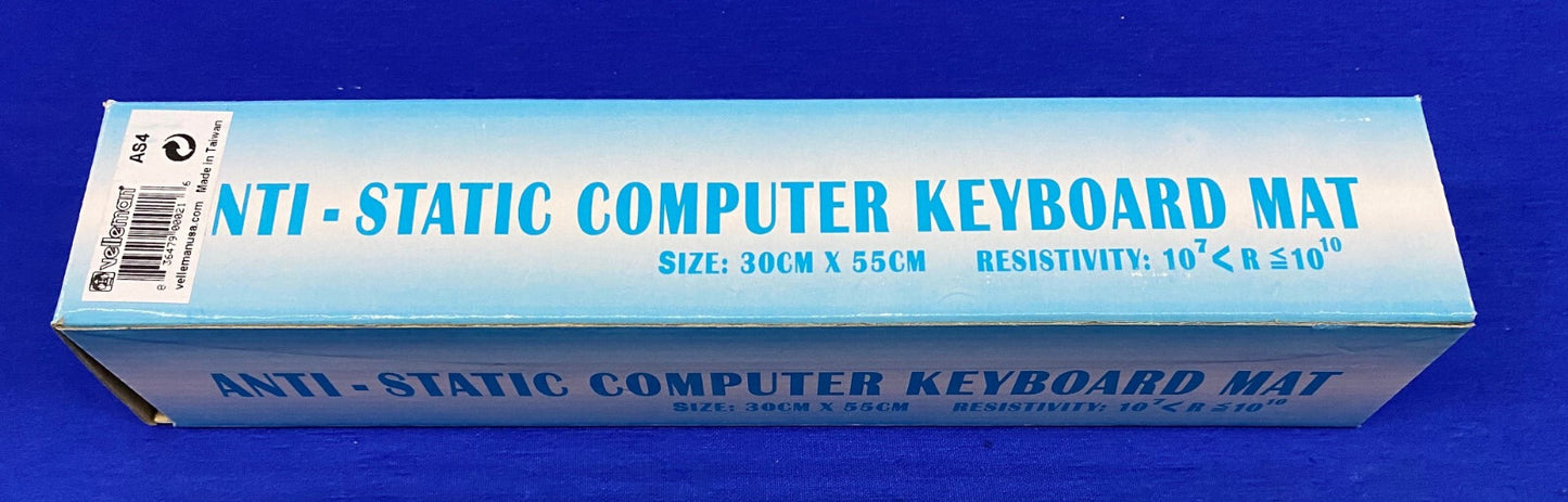 VELLEMAN® AS4 ANTISTATISCHE COMPUTERTOETSENBORDMAT MET AARDINGKABEL