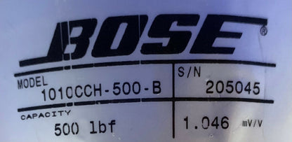 Bose (TA) Electroforce Endurance Tec Fatigue 1010CCH-500-B Part