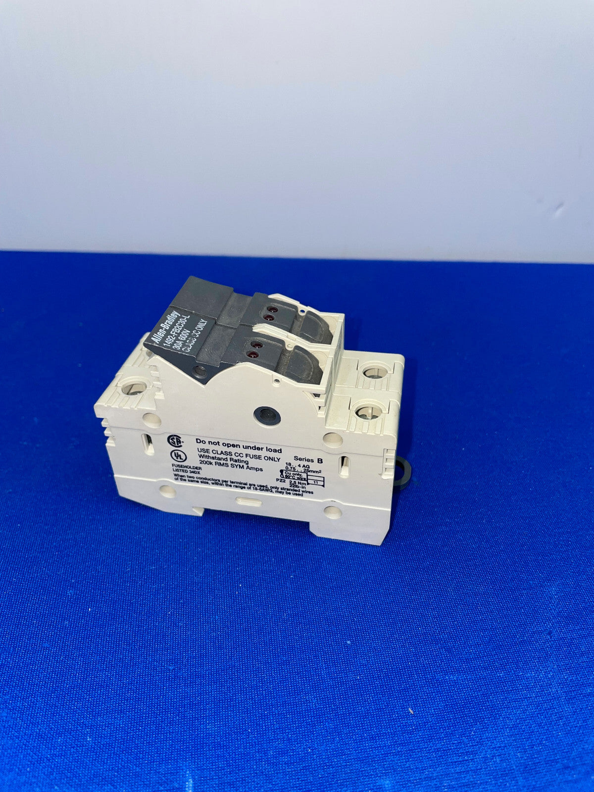 ALLEN-BRADLEY, 1492-FB2C30-L, SERIES B, FUSE HOLDER CLASS CC, 1 LOT QTY 4