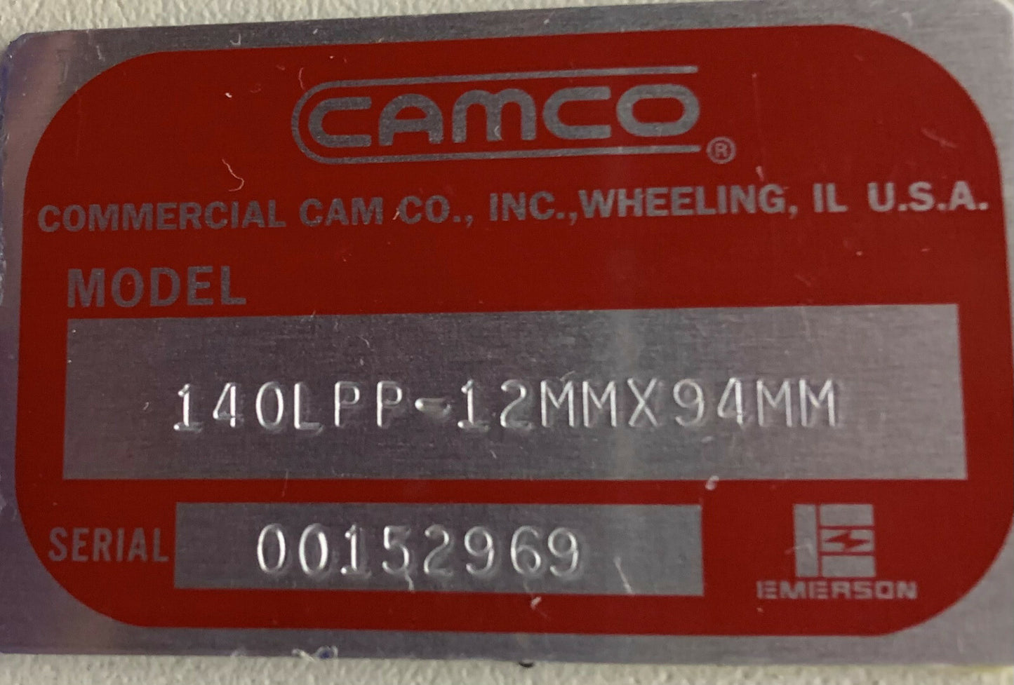 CAMCO 140LPP Parts Handler 140LPP-12MMX94MM - NO CONTROLLERS INCLUDED