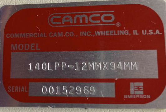 CAMCO 140LPP Parts Handler 140LPP-12MMX94MM - NO CONTROLLERS INCLUDED