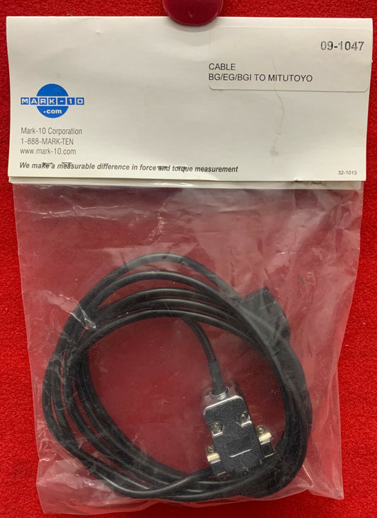 MARK-10 09-1047 CABLE BG/EG/BGI TO MITUTOYO LEGACY GAUGE TO MITUTOYO SPC