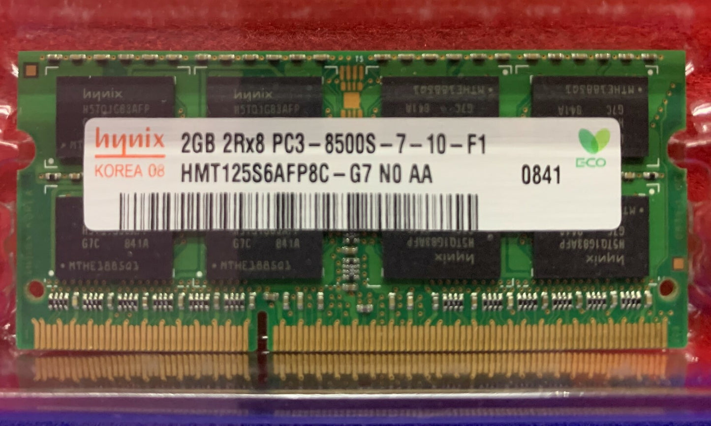 1 SET MIT 2 - HYNIX 2 GB HMT125S6AFP8C-G7