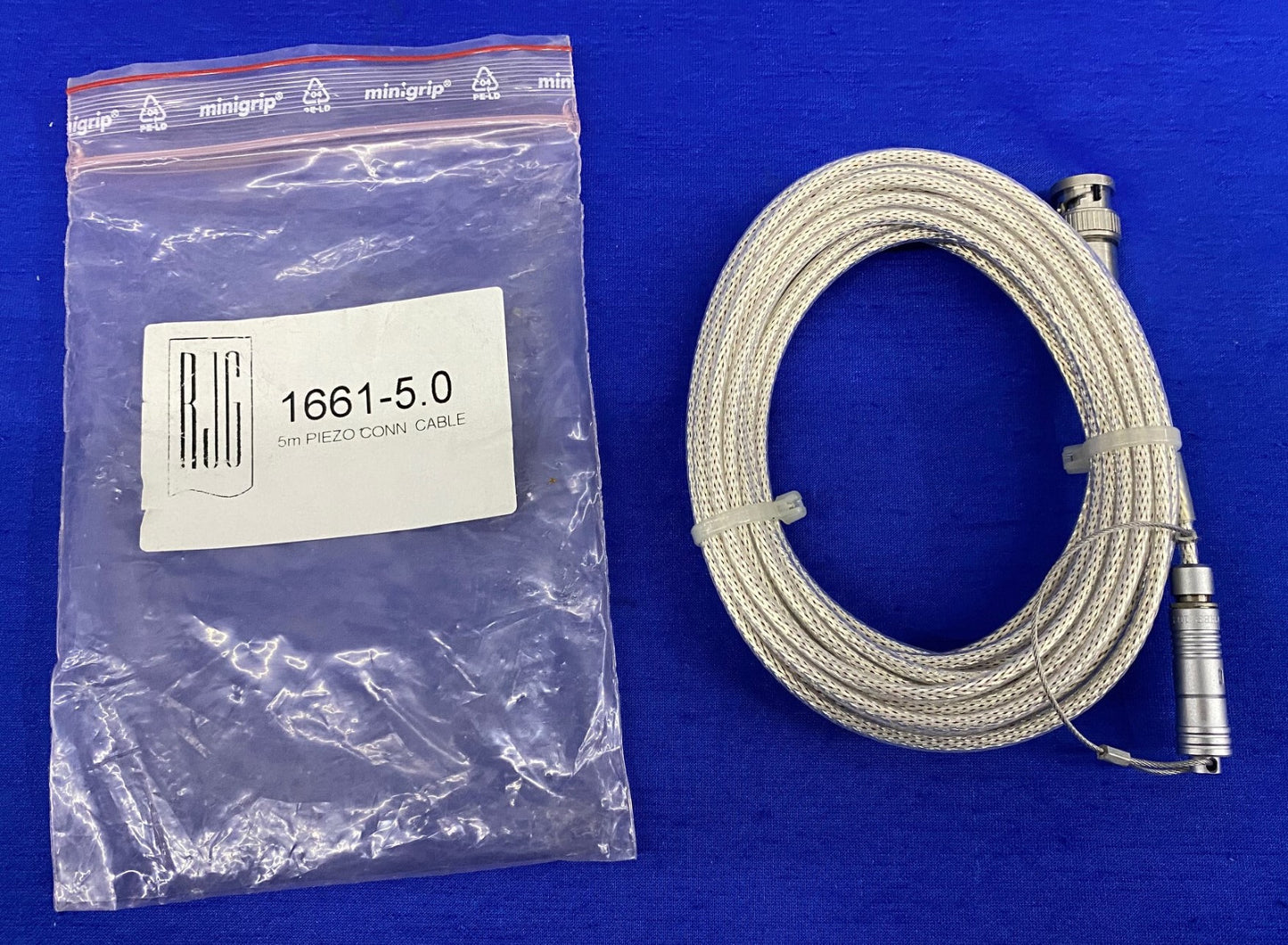 RJG 1661-5.0 5m PIEZO CONNECTING CABLE/PIEZOELECTRIC SENSOR CONNECTOR CABLE