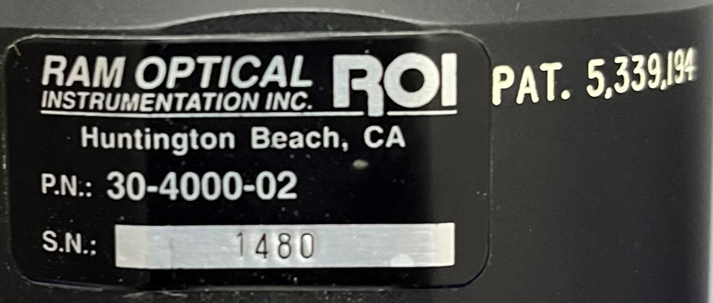 ROI RAM OPTICAL INSTRUMENTATION 30-4000-00 & PANASONIC GP-KR222 DIGITAL CCD CAM