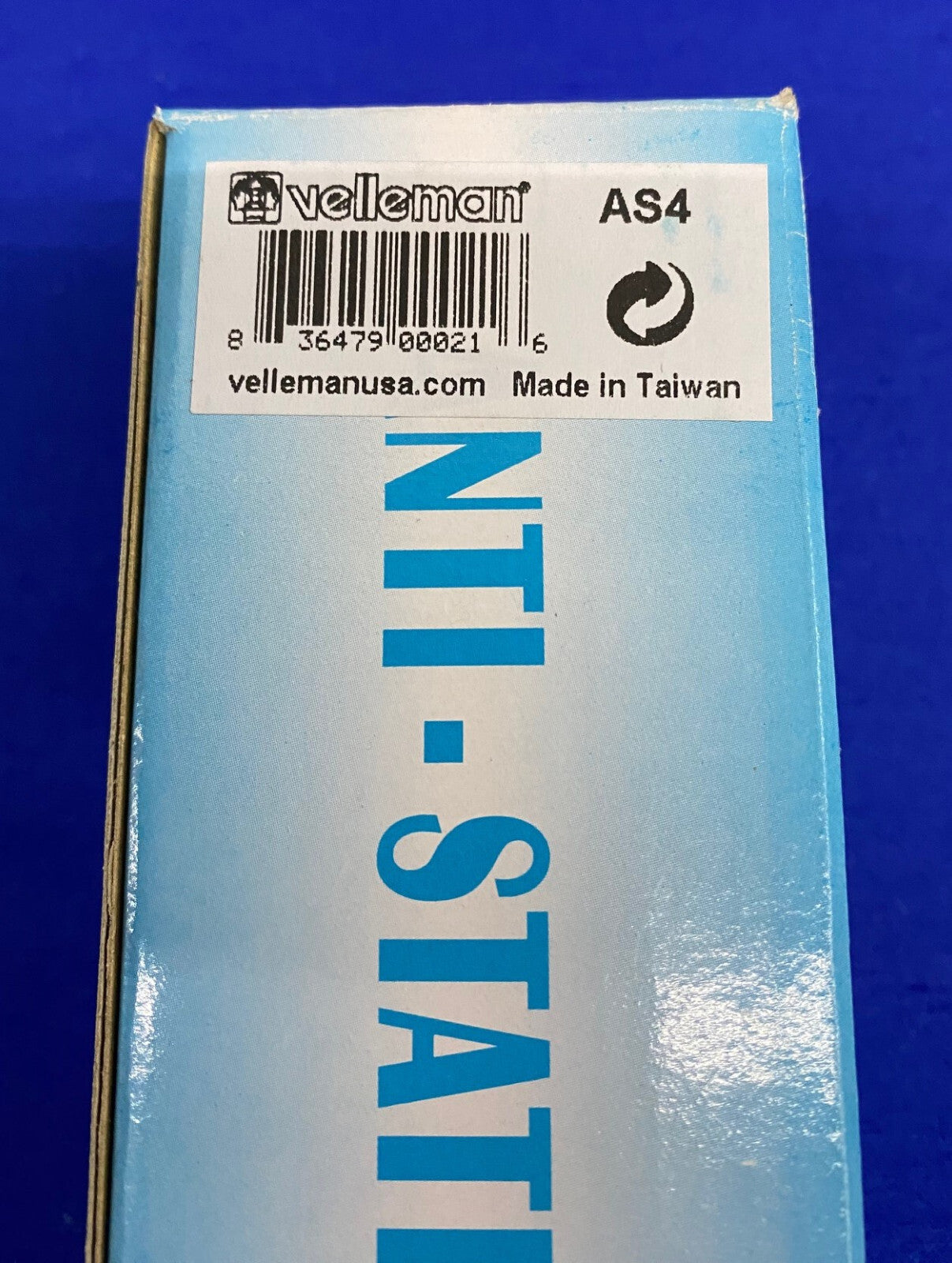 VELLEMAN® AS4 ANTISTATISCHE COMPUTERTOETSENBORDMAT MET AARDINGKABEL