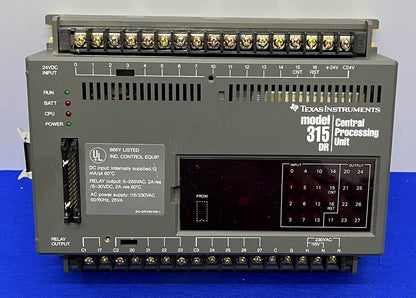 TEXAS INSTRUMENTS /SIEMENS 315DR CENTRAL PROCESSOR MODULE RELAY