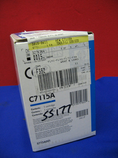 HP Laser Jet Print Cartridge 15A C7115A