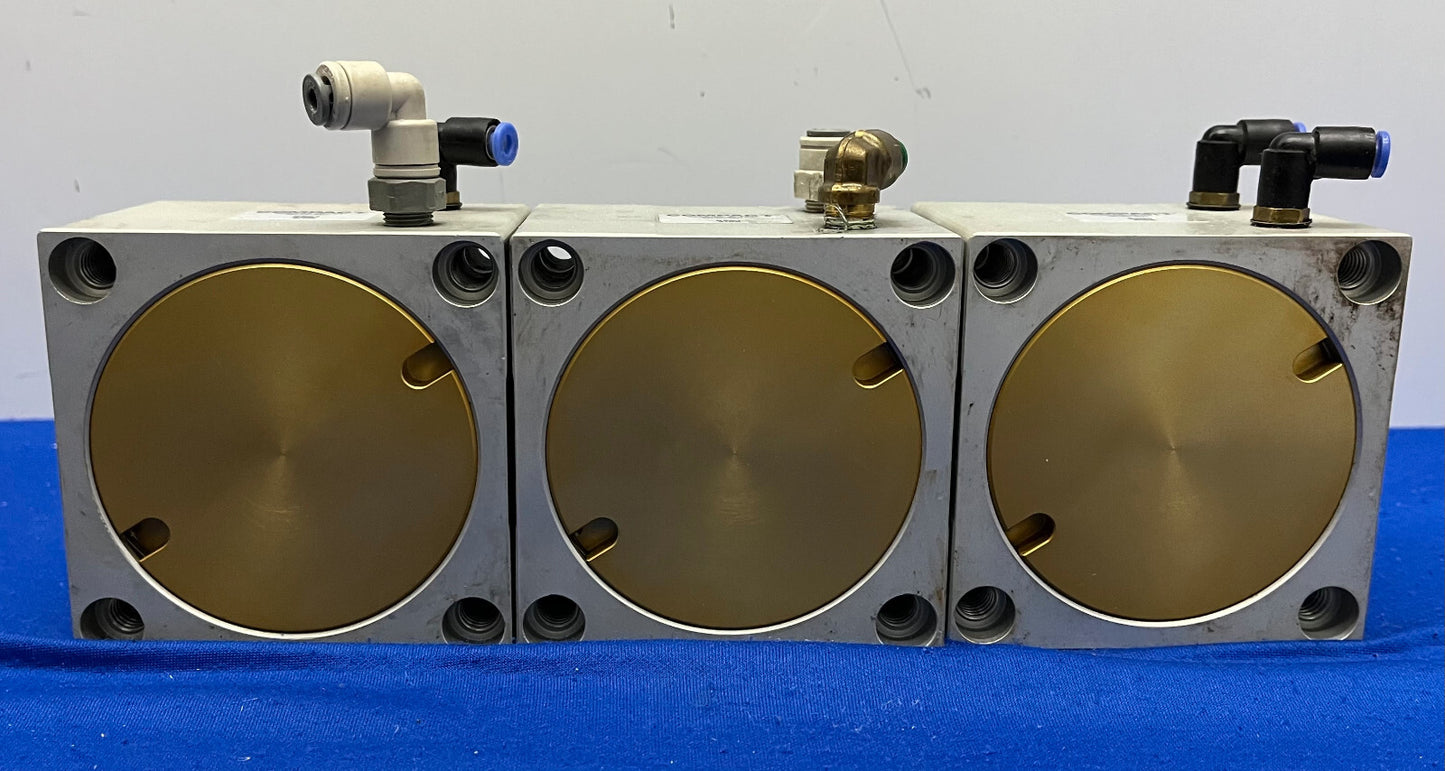 COMPACT INCH SQUARE BODY CYLINDER S3X1 BORE: 3 STROKE: 1 Lot of 3