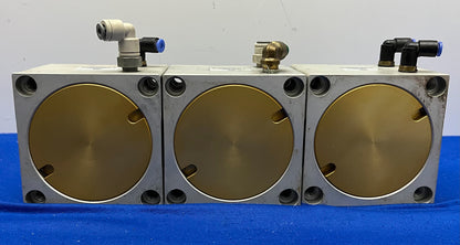 COMPACT INCH SQUARE BODY CYLINDER S3X1 BORE: 3 STROKE: 1 Lot of 3