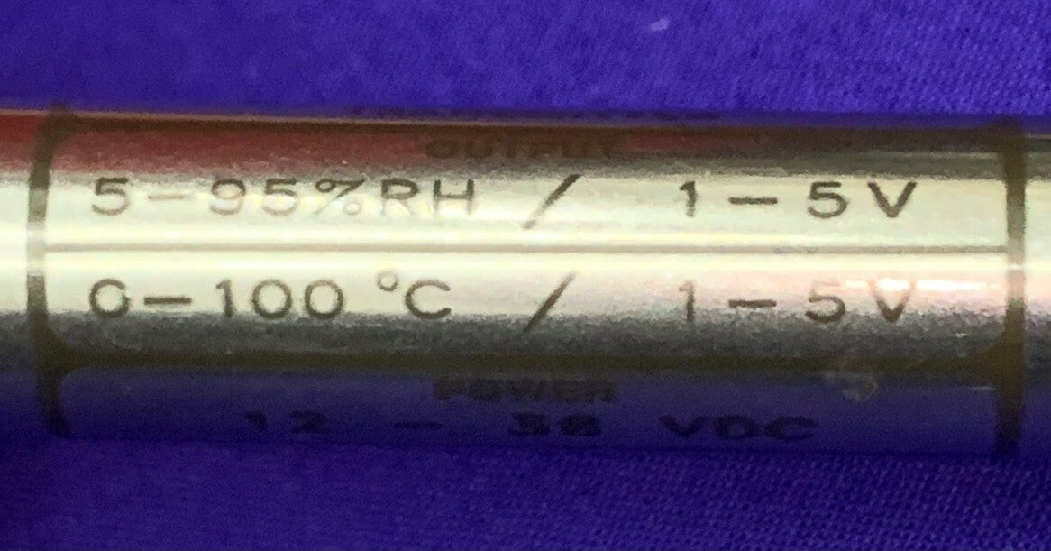Omega HX11V RH / Temperature Transmitter 12-36 VDC / 5-95%RH /  0-100 C =1-5V