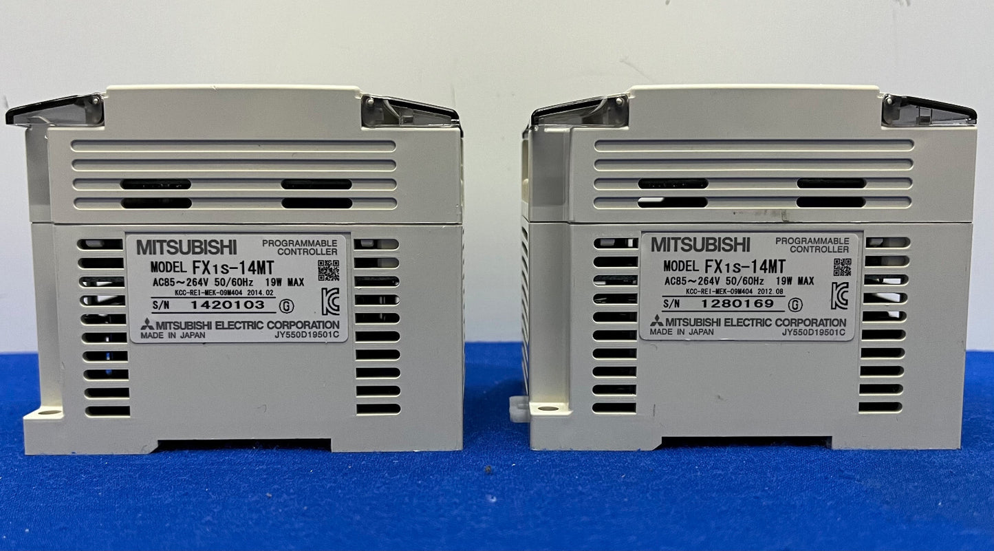 CONTROLADOR PROGRAMABLE MITSUBISHI FX 1S-14MT - 1 LOTE CANTIDAD 2
