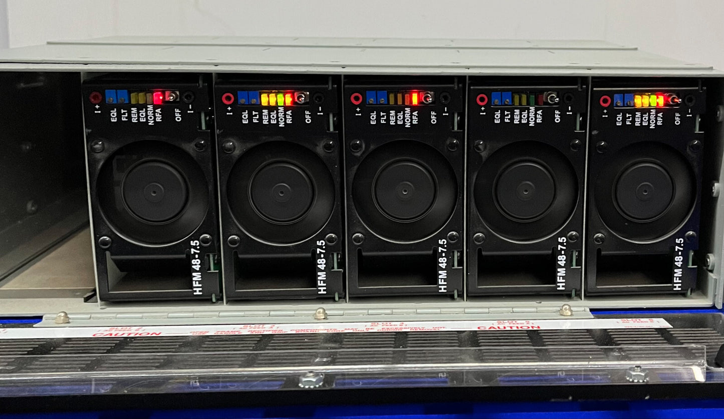 C&D TECHNOLOGIES 45 AMP MODULAR POWER SHELF AGM 45 111.3886.01 - PARTS/REPAIR