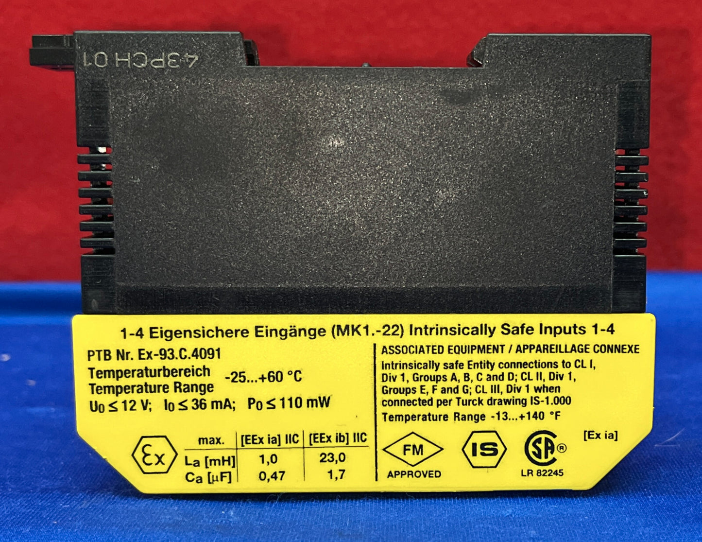 TURCK MK1-22UN-EX0 24VDC ISOLIERENDER SCHALTVERSTÄRKER MULTIMODUL