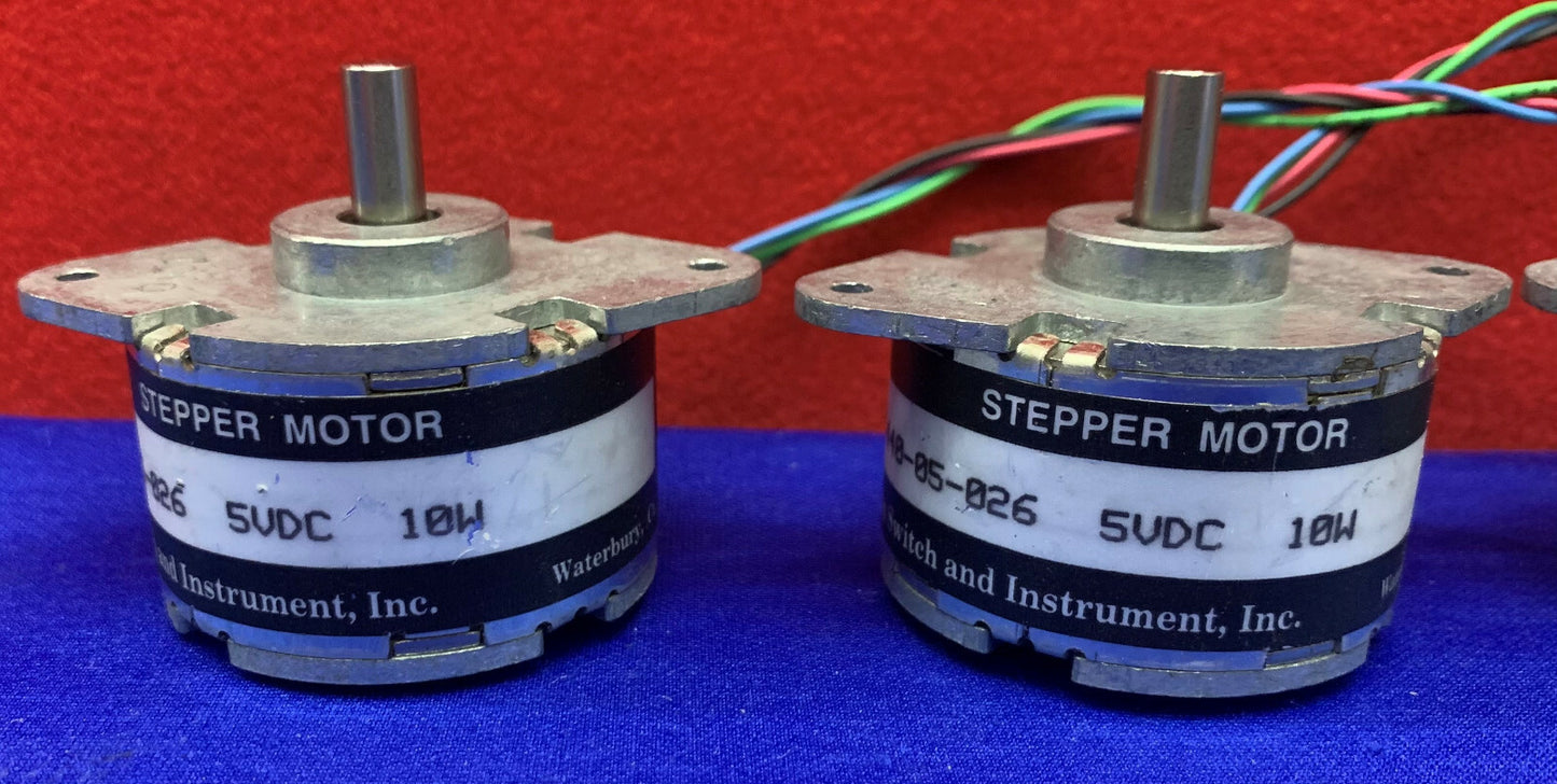 Lot of 4 - Haydon 46000 Series 46440-05 46MM Rotary Stepper Motor 5VDC