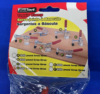 BLACKJACK ™ #17517 / 17517 TOGGLE CLAMP D500 POUND - 1 LOT QTY 5