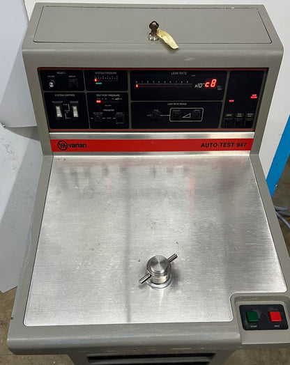 ESPECTRÓMETRO DE MASAS DE HELIO VARIAN AUTO-TEST 947 - DETECTOR DE FUGAS - PARA PIEZAS/REPARACIÓN H2 
