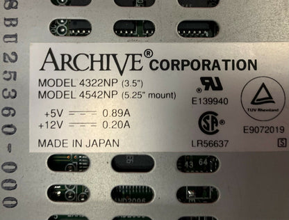 1 Lot Qty of 7 - Archive 4322NP 4542NP / 4322NP4542NP Tape Backup Tape Drive 3.5