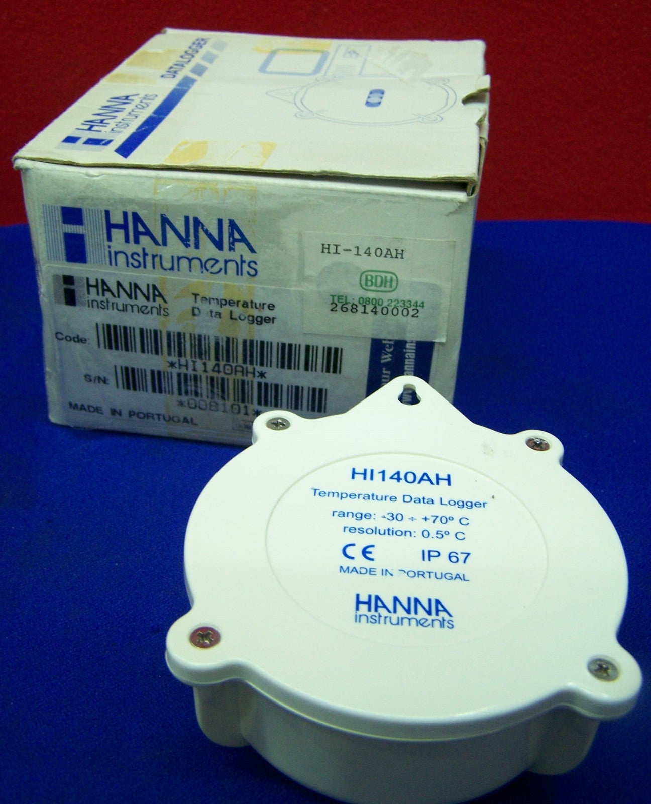 HANNA QTY 1 HI140BH & HI140AH DATA LOGGERS QTY 1 HI92140 SOFTWARE QTY 2 HI90140