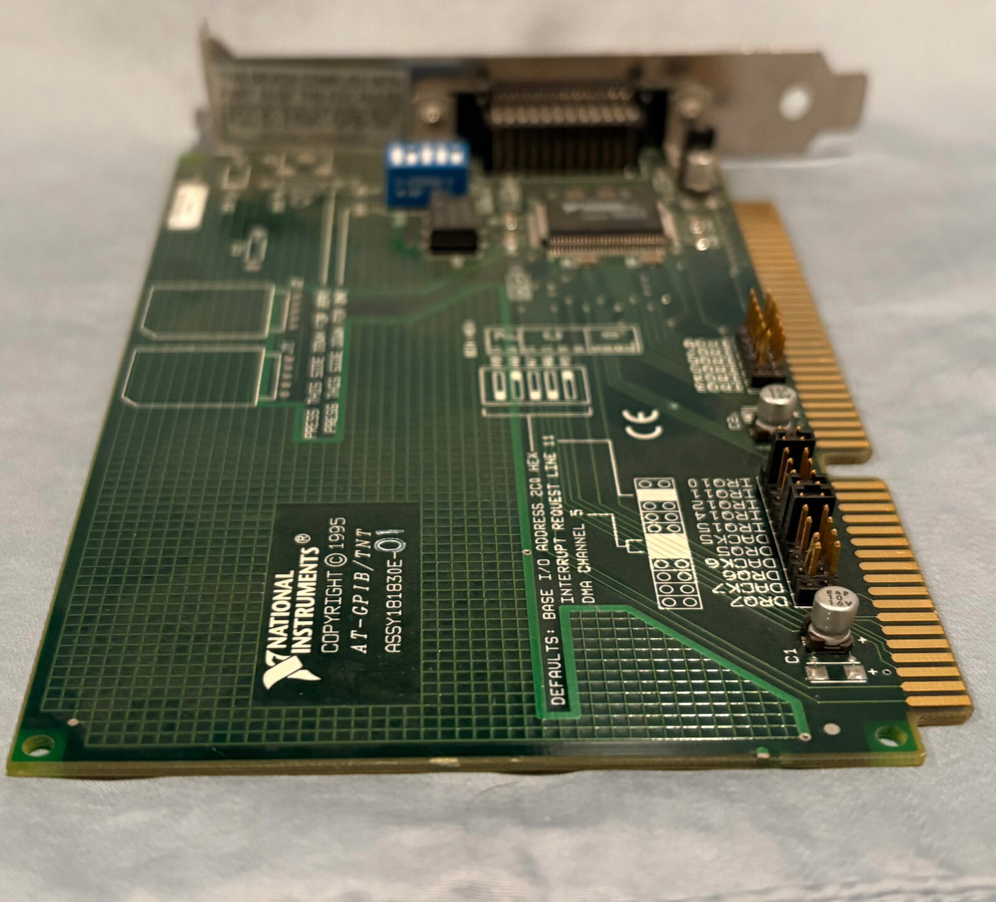 NI NATIONAL INSTRUMENTS AT-GPIB/TNT ASSY181830E-01 INTERFACE CARD BOARD IEEE-488