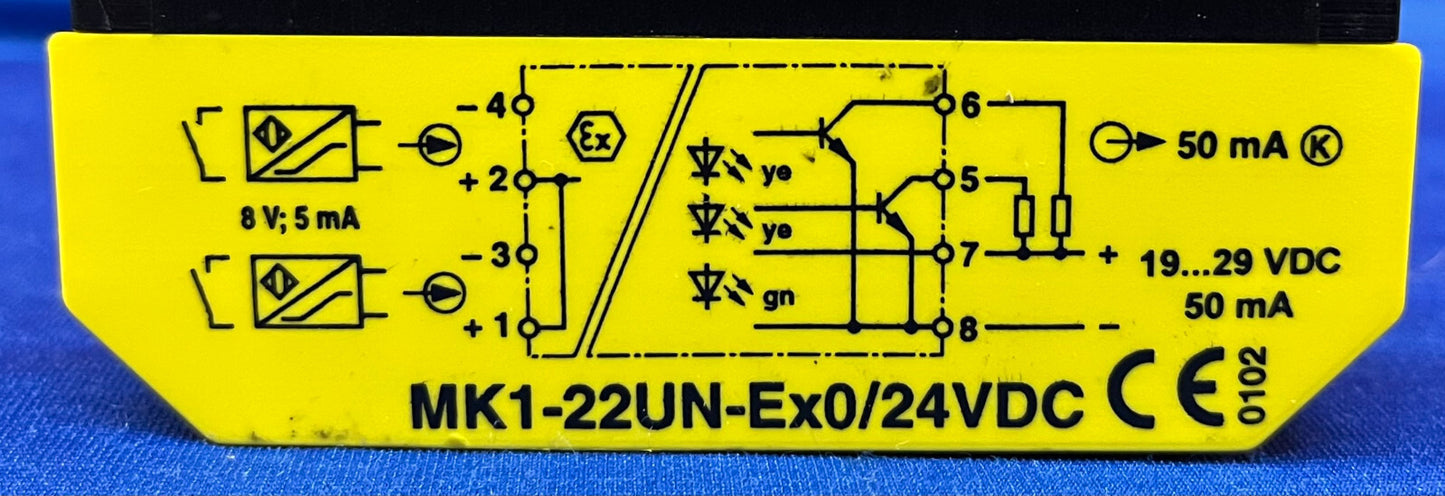 TURCK MK1-22UN-EX0 24VDC ISOLIERENDER SCHALTVERSTÄRKER MULTIMODUL