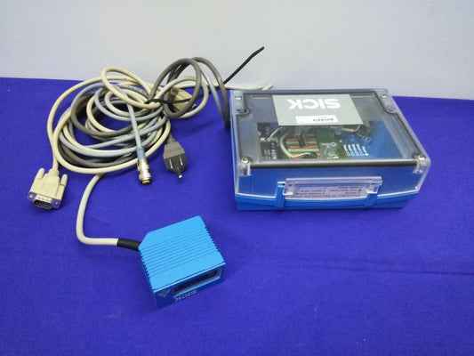 SICK BAR CODE SCANNER CLV420-0010 & MODEL CDM420-0102 INTERFACE/ CONTROL UNIT