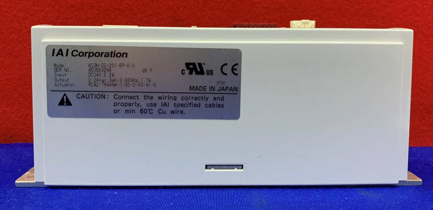 IAI ACON-CG-20I-EP-0-0 RCA2 Position Drive Interruption EtherNet/IP Controller