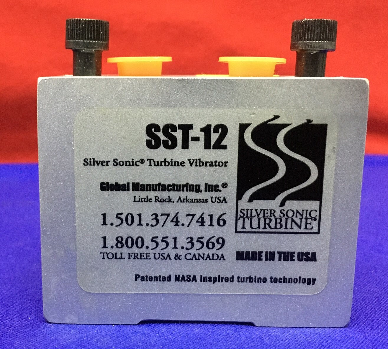 GLOBAL MANUFACTURING SST-12 SILVER SONIC ® TURBINE VIBRATOR ITEM IS USED
