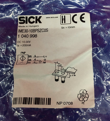 SENSORE DI PROSSIMITÀ SICK IME30-10BPSZC0S 