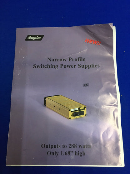 FUENTE DE ALIMENTACIÓN REGULADA ACOPIAN A50HT600 50 VDC