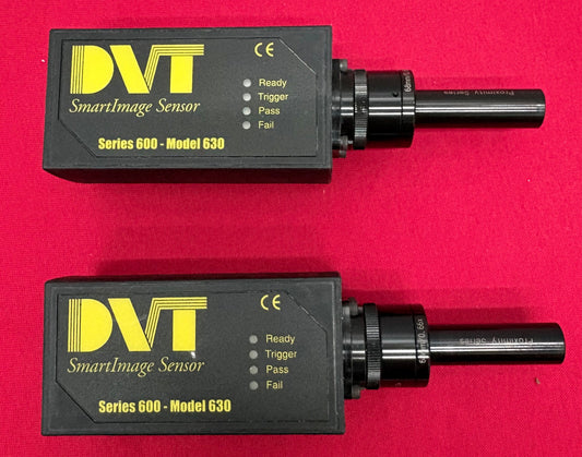 DVT SMARTIMAGE SENSOR SERIES 600 630-C3E40 w/ INFINITY 68mm/0.66x - 1 LOT QTY 2