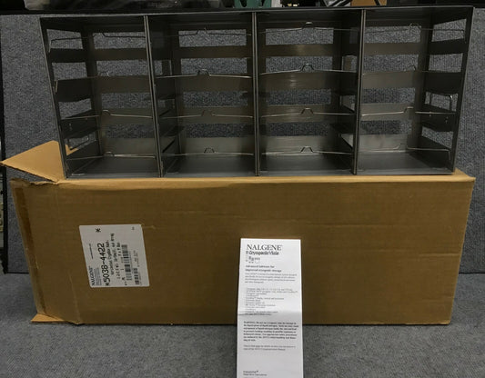 NALGENE 5038-4422 Horizontal CryoBox™ Freezer RACK 1.2/2.0ml 16-SHELF NALGE NUNC