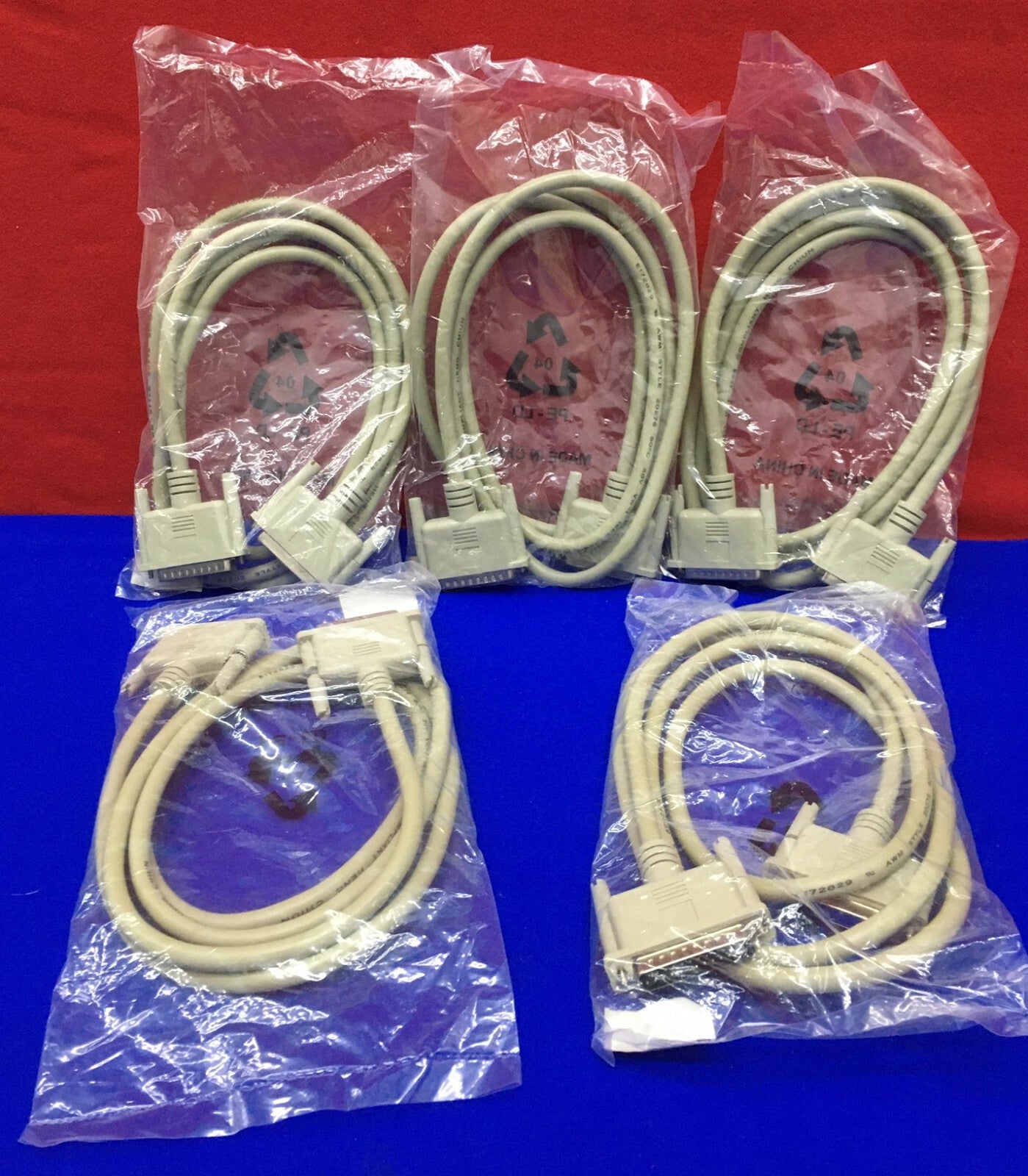 QTY 5 - DIGI-KEY AE9861-ND AK733-1.8-R CABLE CONNECTION IEEE1284 1.8M