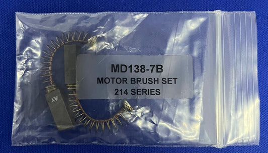 MD138-7B MOTOR BRUSHES 214 SERIES - SOLD AS '1 PKG A SET OF 2'