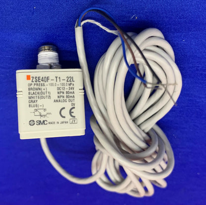 SMC ZSE40F-T1-22L Digital Pressure Switch High Precision 2 Color Display 12-24VD