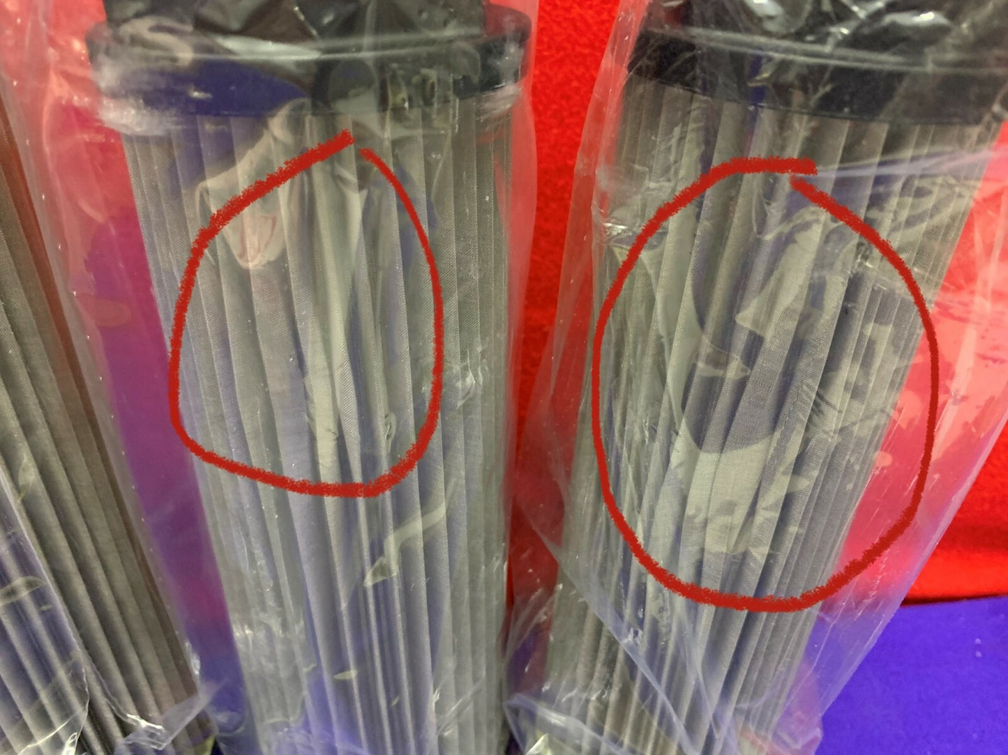 1 Lot of 3 - Hydac Filter Suction Elements 1305595 / 03705807 0050 S 100 W