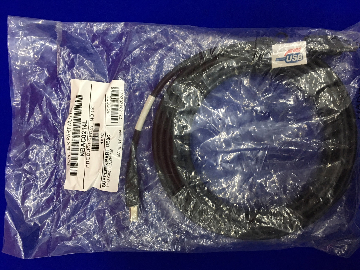 NUOVO - NBAC0214L / 101C CAVO USB LSZH, 5M
