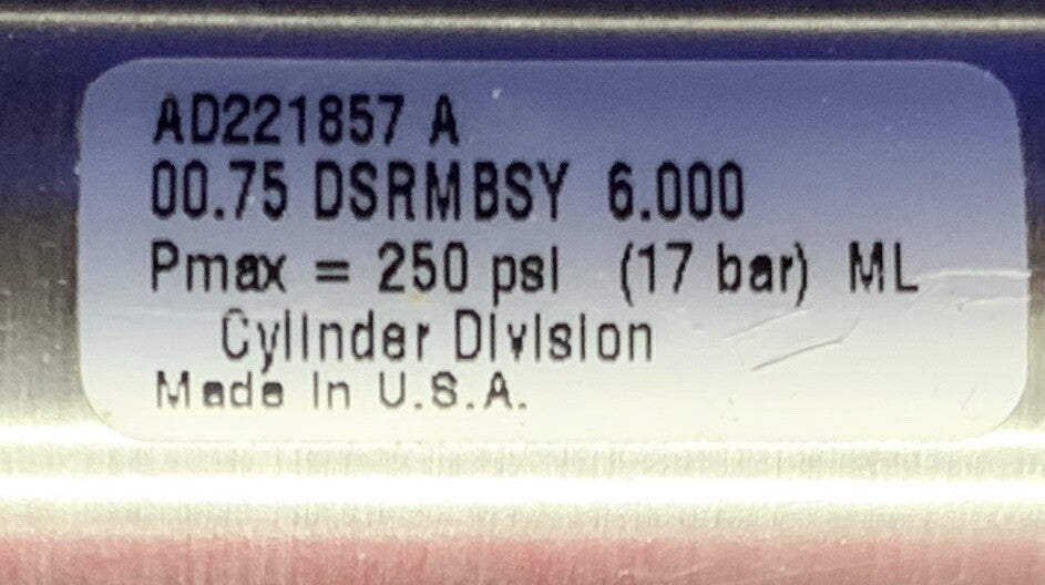 USED - PARKER XLT06-06B4-B XLT SERIES THRUST SLIDE MAX PSI 100