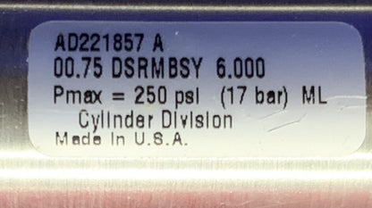 USED - PARKER XLT06-06B4-B XLT SERIES THRUST SLIDE MAX PSI 100