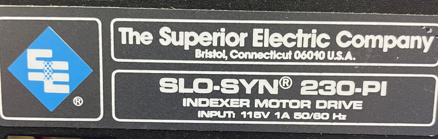 Moteur d'indexeur électrique de qualité supérieure SLO-SYN 230-PI 115 V 1 A 50/60 Hz