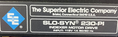Moteur d'indexeur électrique de qualité supérieure SLO-SYN 230-PI 115 V 1 A 50/60 Hz