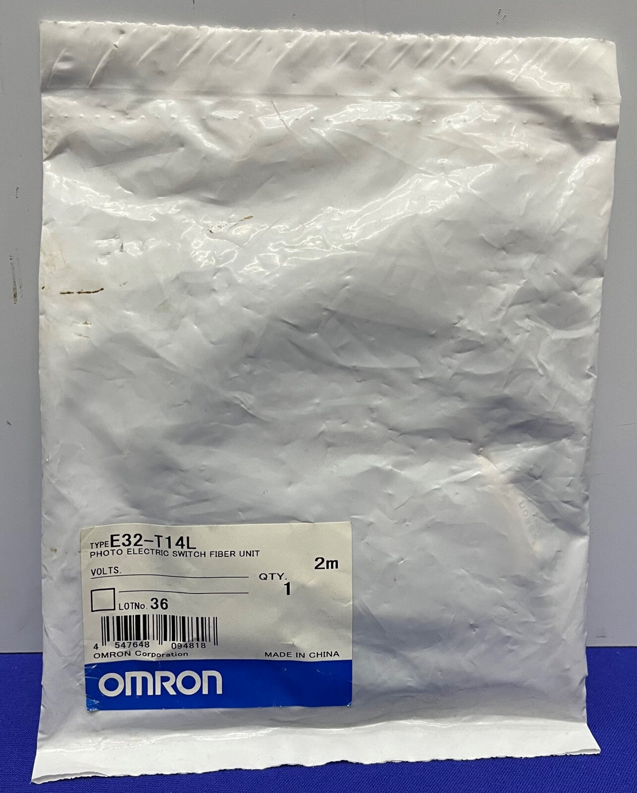 OMRON E32-T14L PHOTOELECTRIC SWITCH FIBER SENSOR UNIT