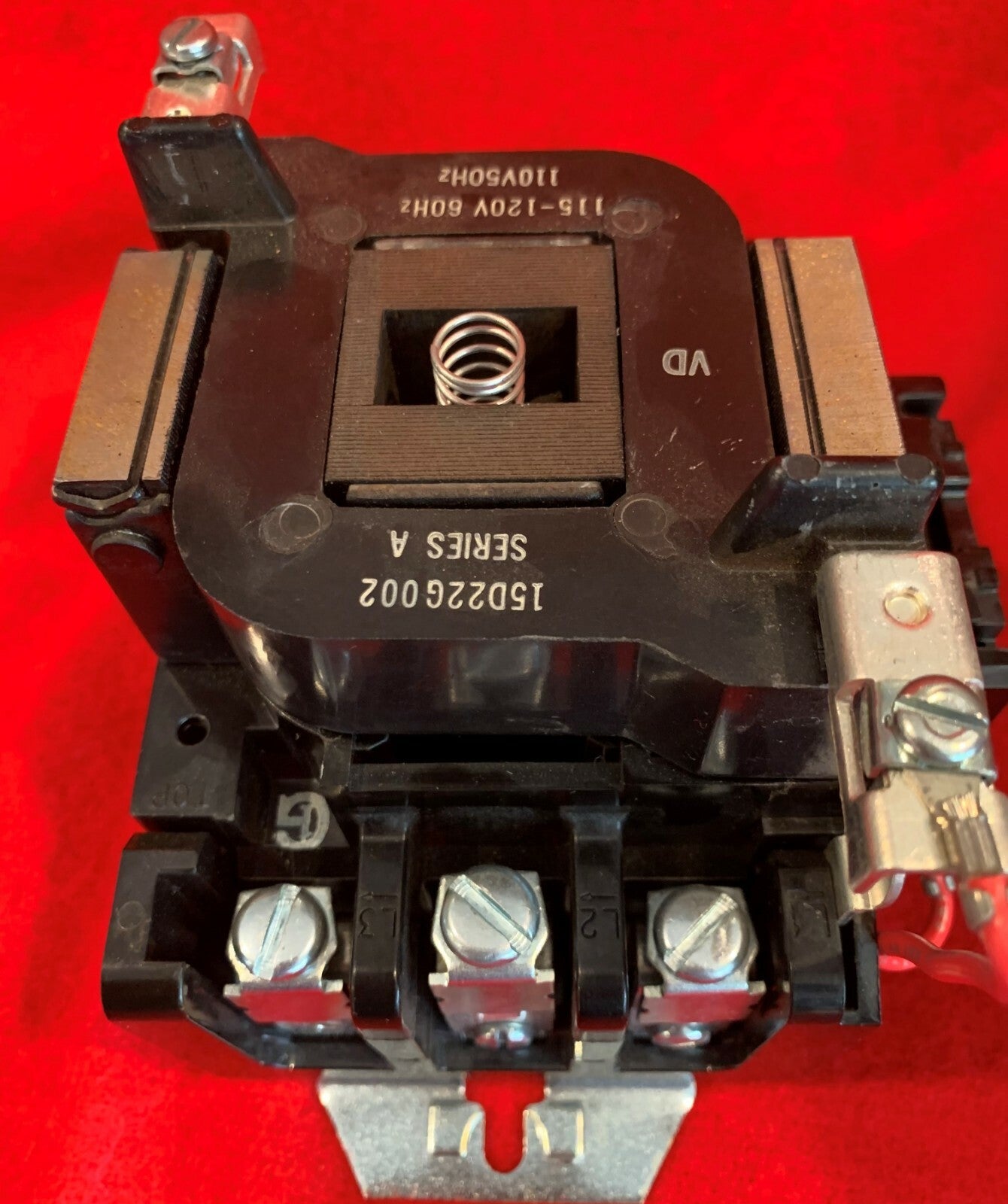 GE CR305P002 CONTACTOR & 15D226002 AUXILLARY CONTACT
