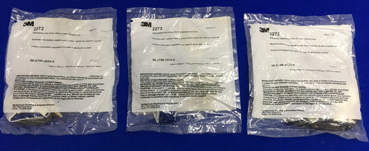 1 LOT QTY OF 3 - 3M 2272 ANTISTATIC WRIST STRAP