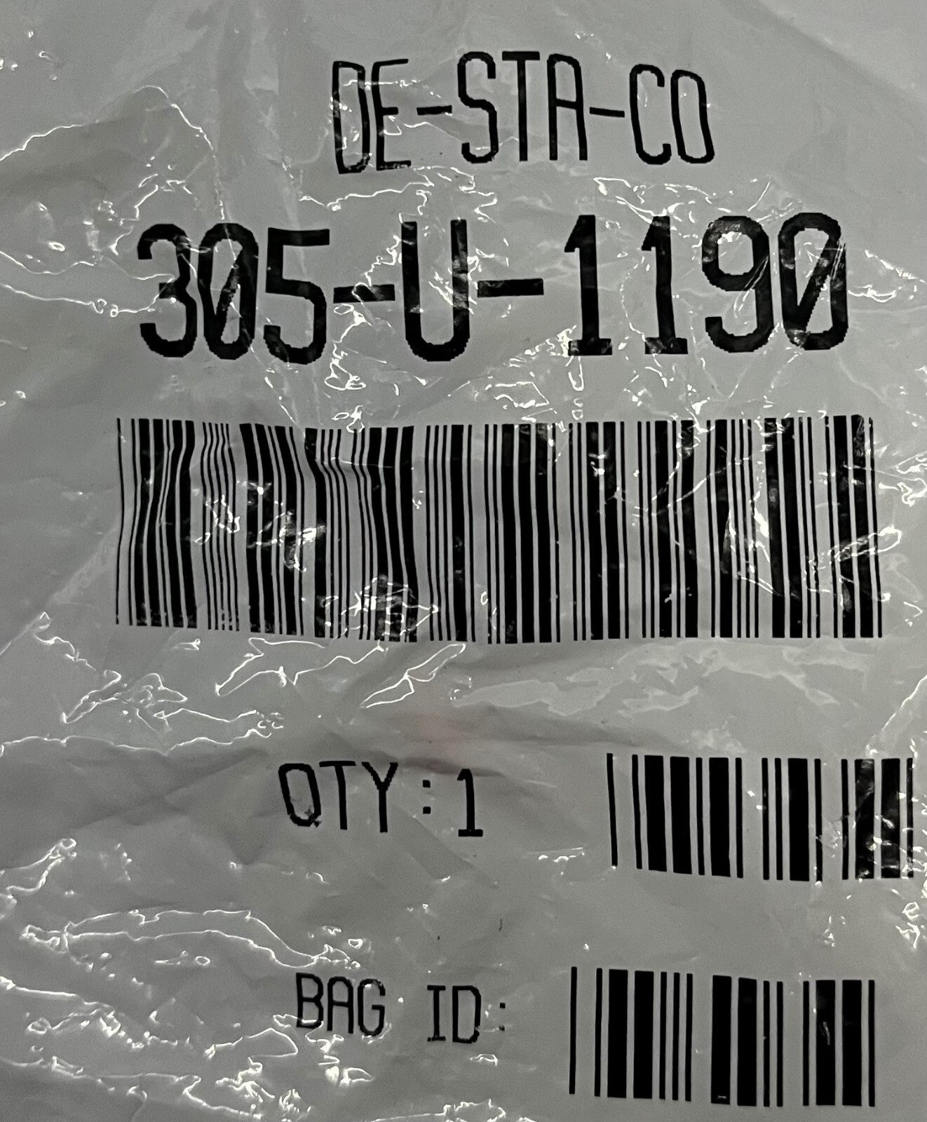 DE-STA-CO 305-U-1109 MANUAL HOLD-DOWN CLAMP LOT OF 5